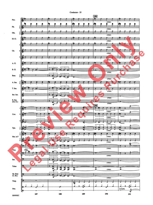 Symphony No. 3 for Band 交響曲 總譜 | 小雅音樂 Hsiaoya Music