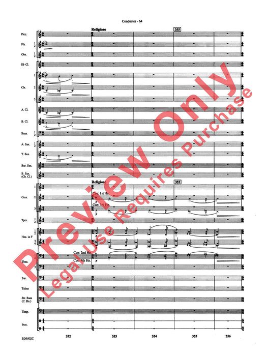 Symphony No. 3 for Band 交響曲 總譜 | 小雅音樂 Hsiaoya Music