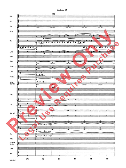 Symphony No. 3 for Band 交響曲 總譜 | 小雅音樂 Hsiaoya Music