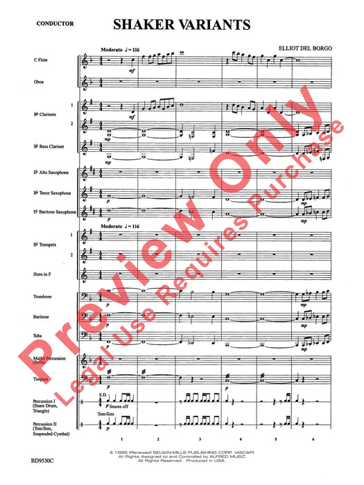 Shaker Variants 詠唱調 總譜 | 小雅音樂 Hsiaoya Music