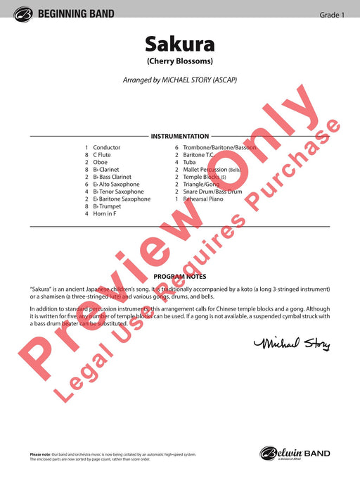 Sakura (Cherry Blossoms) 總譜 | 小雅音樂 Hsiaoya Music