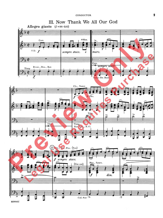 Three Chorale Preludes 聖詠合唱前奏曲 總譜 | 小雅音樂 Hsiaoya Music