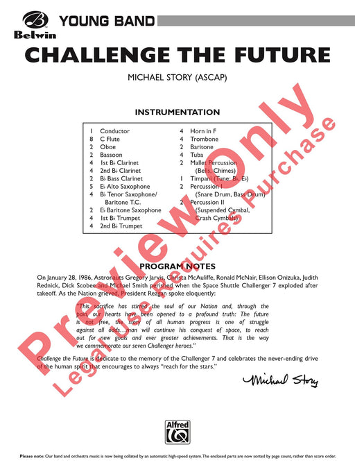 Challenge the Future 總譜 | 小雅音樂 Hsiaoya Music