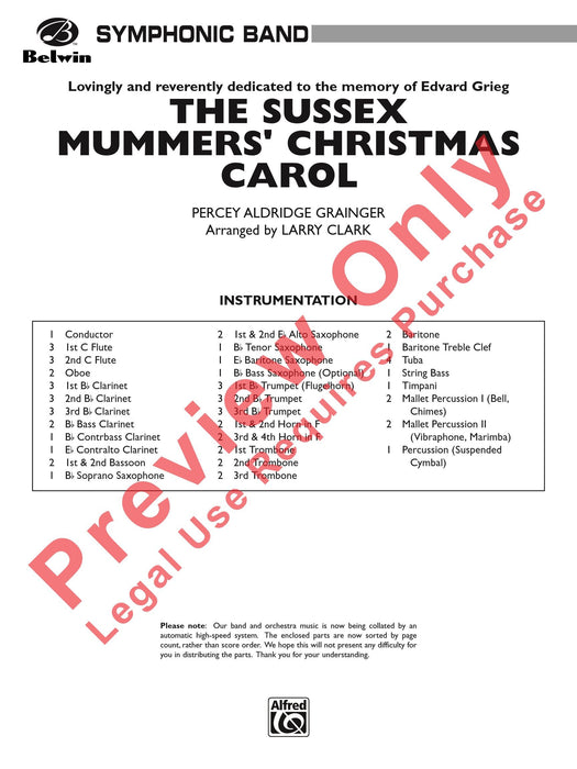 The Sussex Mummers' Christmas Carol 耶誕頌歌 總譜 | 小雅音樂 Hsiaoya Music