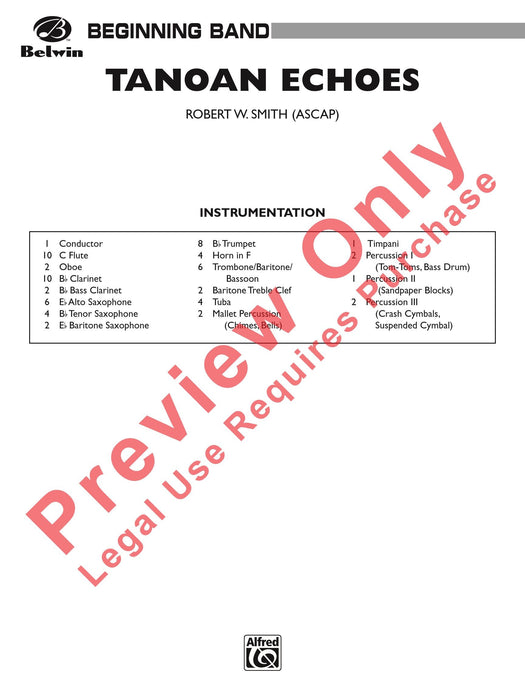 Tanoan Echoes 總譜 | 小雅音樂 Hsiaoya Music