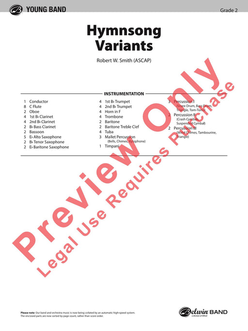 Hymnsong Variants 詠唱調 總譜 | 小雅音樂 Hsiaoya Music