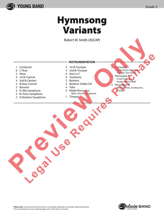 Hymnsong Variants 詠唱調 總譜 | 小雅音樂 Hsiaoya Music