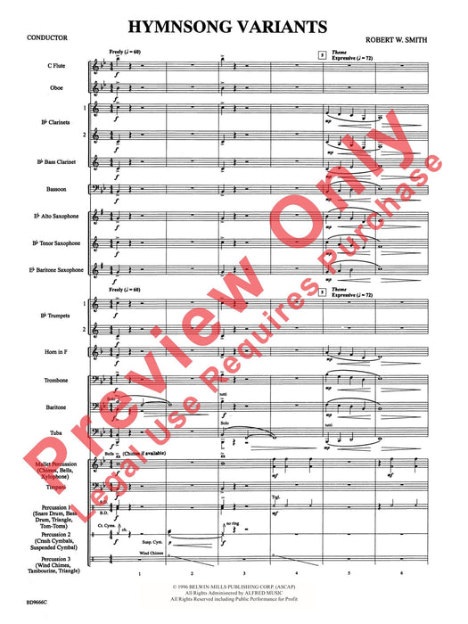 Hymnsong Variants 詠唱調 總譜 | 小雅音樂 Hsiaoya Music