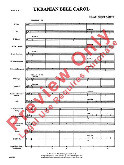 Ukranian Bell Carol 耶誕頌歌 總譜 | 小雅音樂 Hsiaoya Music