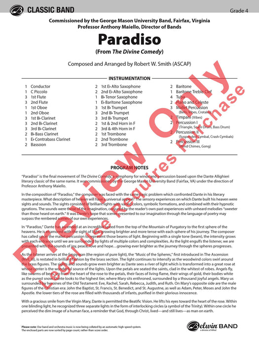 Paradiso 總譜 | 小雅音樂 Hsiaoya Music