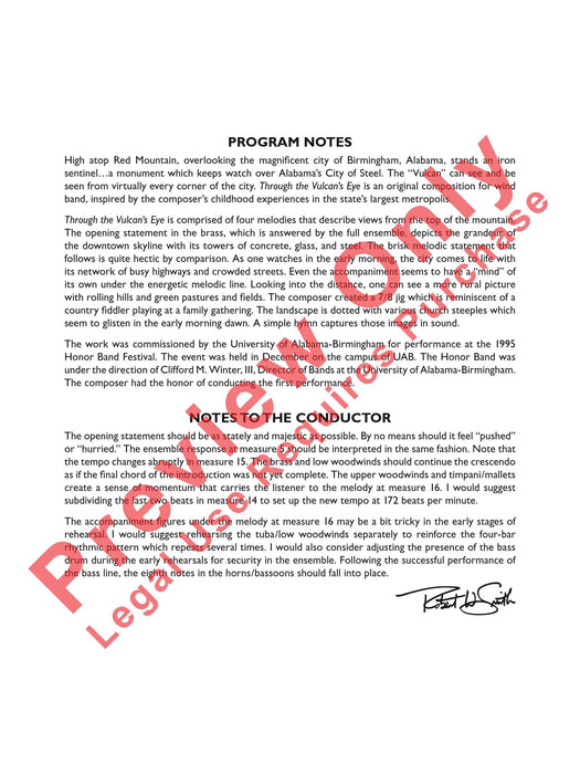 Through the Vulcan's Eye 總譜 | 小雅音樂 Hsiaoya Music