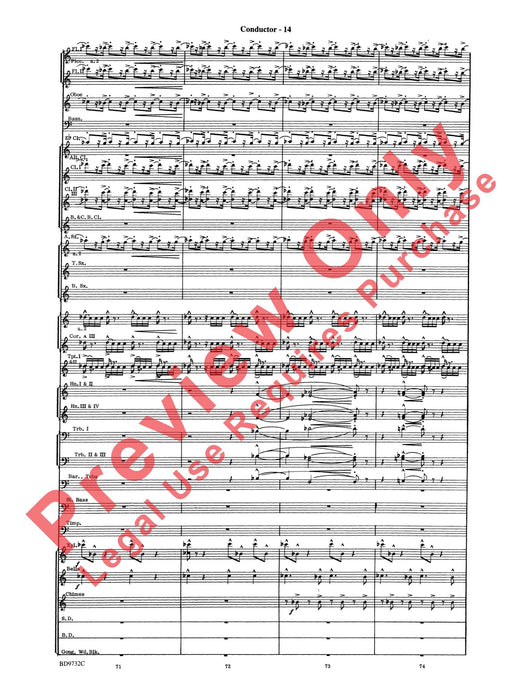 Symphonic Movement 內爾希伯爾 樂章 總譜 | 小雅音樂 Hsiaoya Music