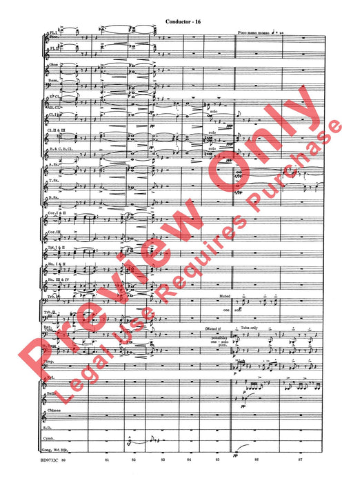 Symphonic Movement 內爾希伯爾 樂章 總譜 | 小雅音樂 Hsiaoya Music