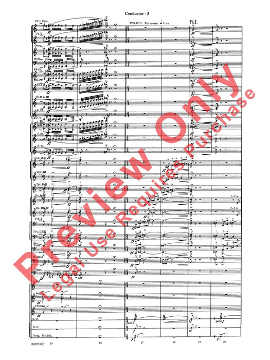 Symphonic Movement 內爾希伯爾 樂章 總譜 | 小雅音樂 Hsiaoya Music