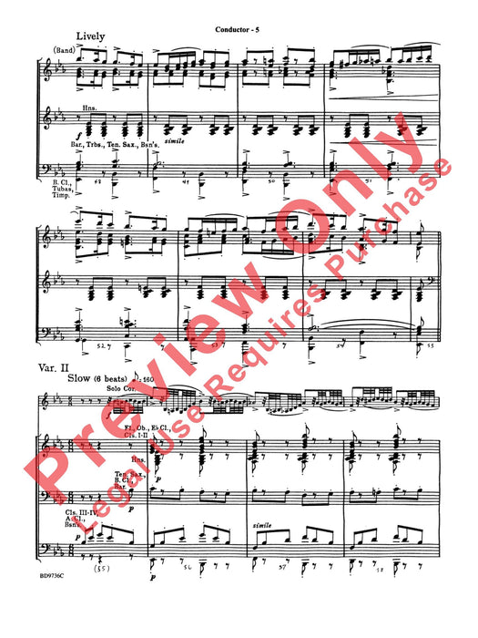 Carnival of Venice Cornet (Trumpet) Solo with Band Accompaniment 短號 小號 獨奏 伴奏 總譜 | 小雅音樂 Hsiaoya Music