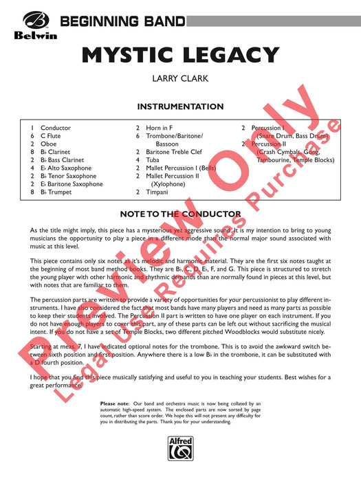 Mystic Legacy 總譜 | 小雅音樂 Hsiaoya Music