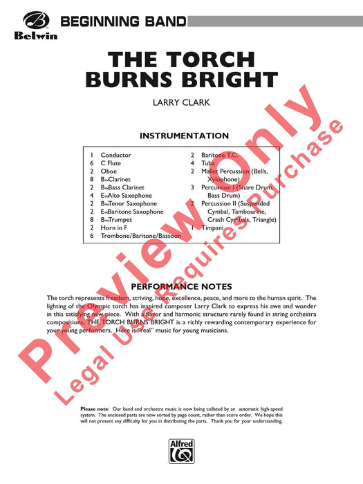 The Torch Burns Bright 總譜 | 小雅音樂 Hsiaoya Music