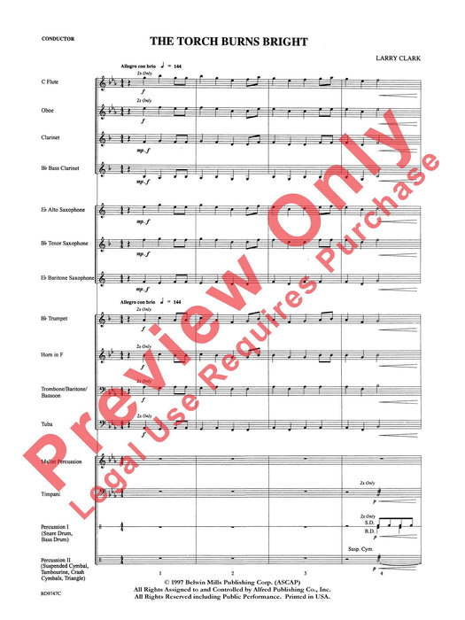 The Torch Burns Bright 總譜 | 小雅音樂 Hsiaoya Music