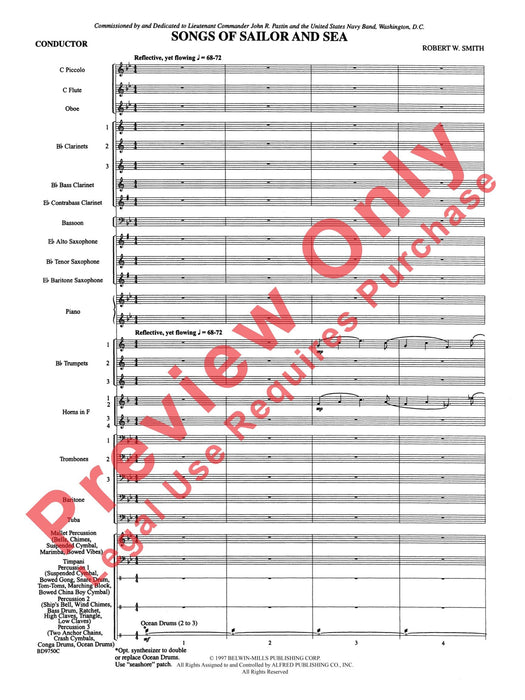 Songs of Sailor and Sea 總譜 | 小雅音樂 Hsiaoya Music