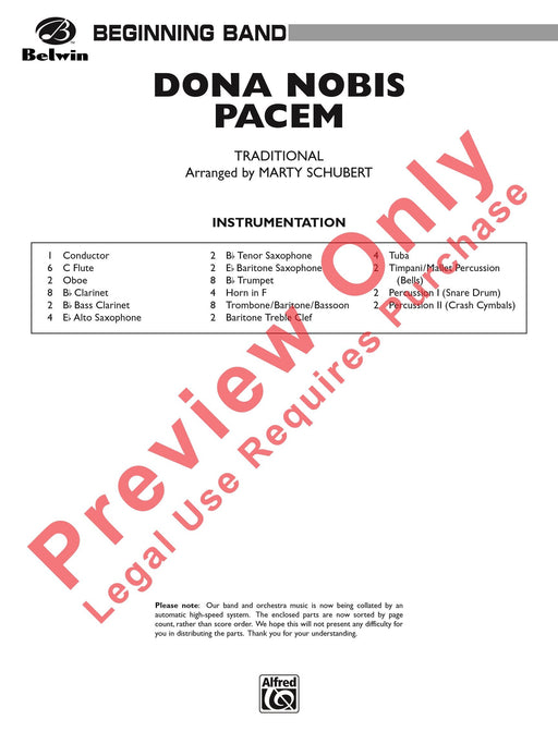 Dona Nobis Pacem 給我們安寧 總譜 | 小雅音樂 Hsiaoya Music