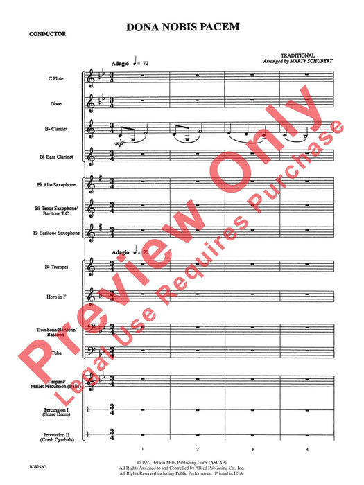 Dona Nobis Pacem 給我們安寧 總譜 | 小雅音樂 Hsiaoya Music