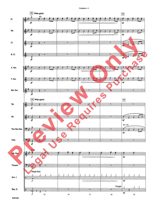 Glorioso (A Fanfare and Procession for Band) 號曲 總譜 | 小雅音樂 Hsiaoya Music