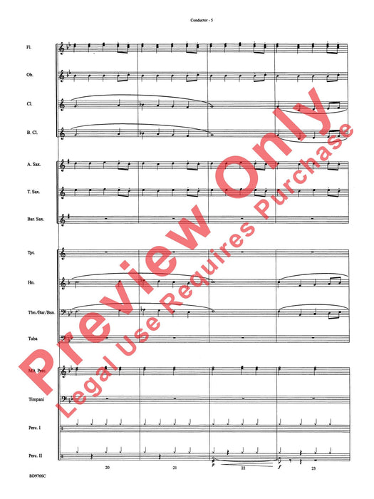 Glorioso (A Fanfare and Procession for Band) 號曲 總譜 | 小雅音樂 Hsiaoya Music