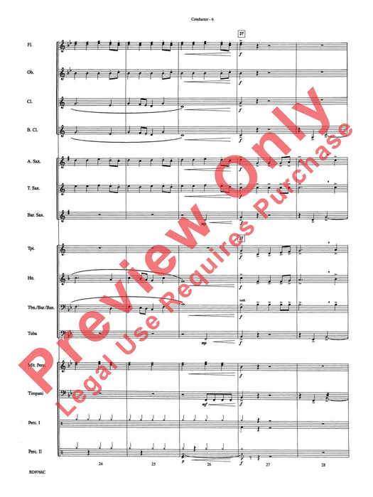 Glorioso (A Fanfare and Procession for Band) 號曲 總譜 | 小雅音樂 Hsiaoya Music