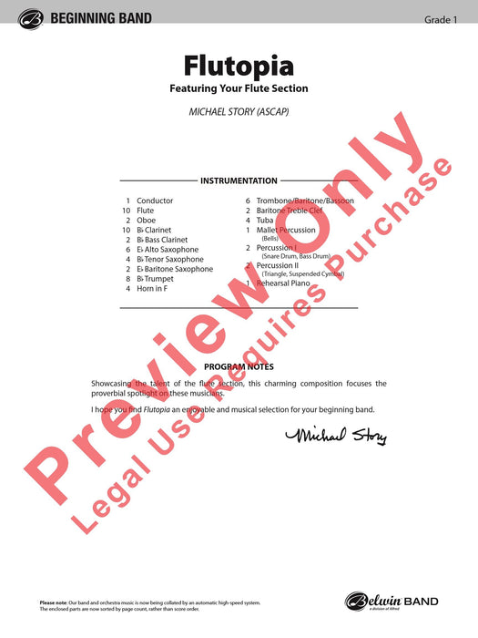 Flutopia Featuring Your Flute Section 長笛樂節 總譜 | 小雅音樂 Hsiaoya Music