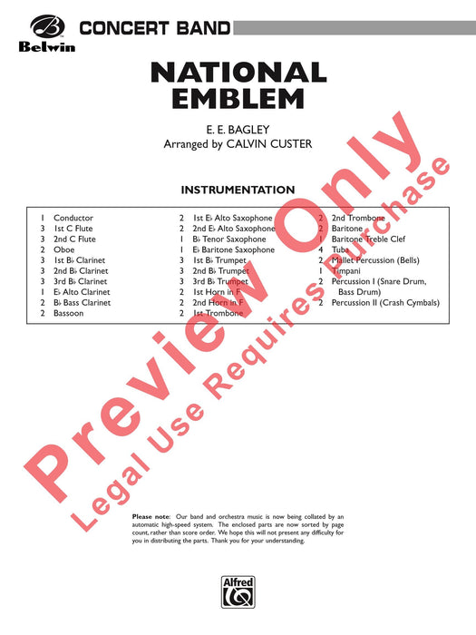 National Emblem 總譜 | 小雅音樂 Hsiaoya Music