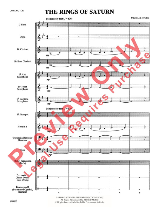 The Rings of Saturn 總譜 | 小雅音樂 Hsiaoya Music