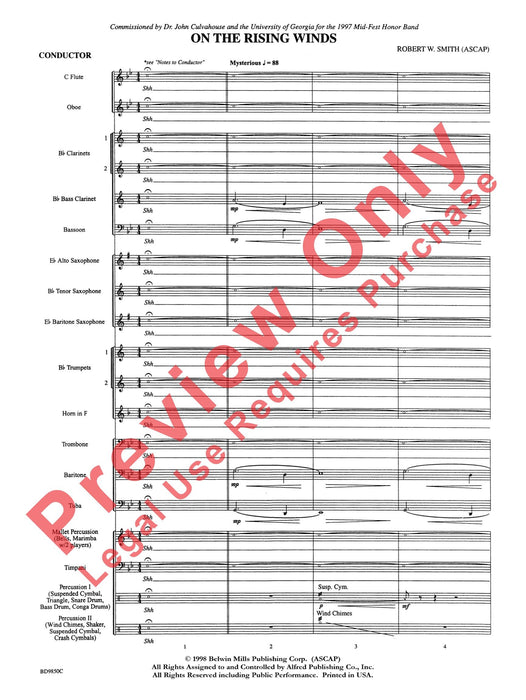 On the Rising Winds 總譜 | 小雅音樂 Hsiaoya Music