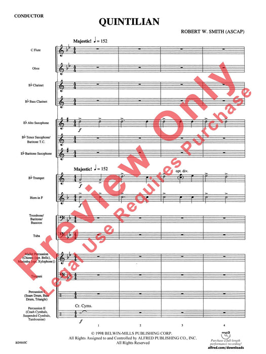 Quintilian 總譜 | 小雅音樂 Hsiaoya Music