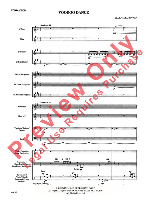 Voodoo Dance 舞曲 總譜 | 小雅音樂 Hsiaoya Music