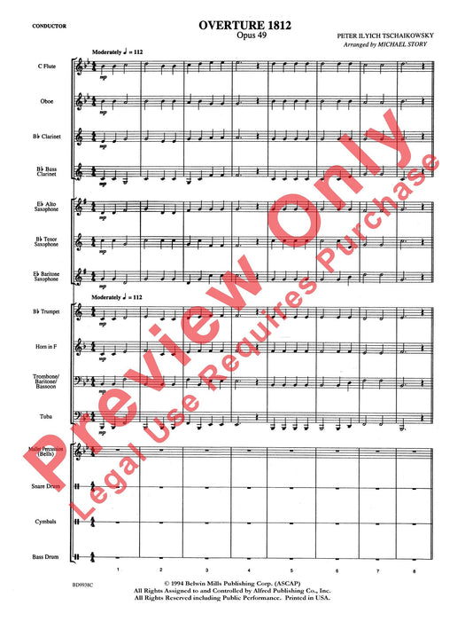 Overture 1812 柴科夫斯基,彼得 序曲 總譜 | 小雅音樂 Hsiaoya Music