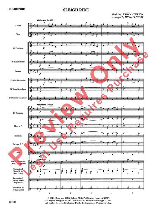 Sleigh Ride 總譜 | 小雅音樂 Hsiaoya Music