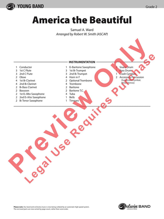 America the Beautiful 總譜 | 小雅音樂 Hsiaoya Music