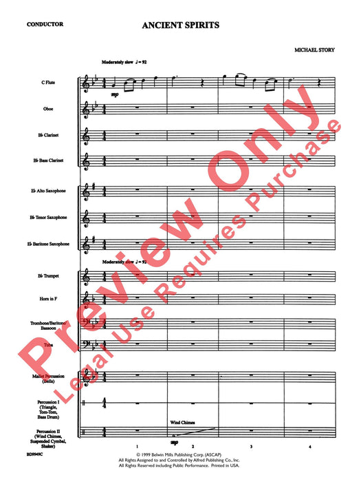 Ancient Spirits 總譜 | 小雅音樂 Hsiaoya Music