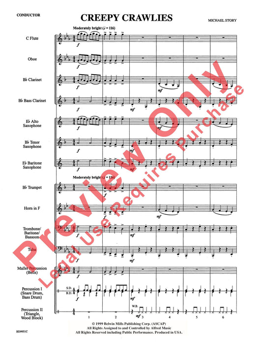 Creepy Crawlies 總譜 | 小雅音樂 Hsiaoya Music