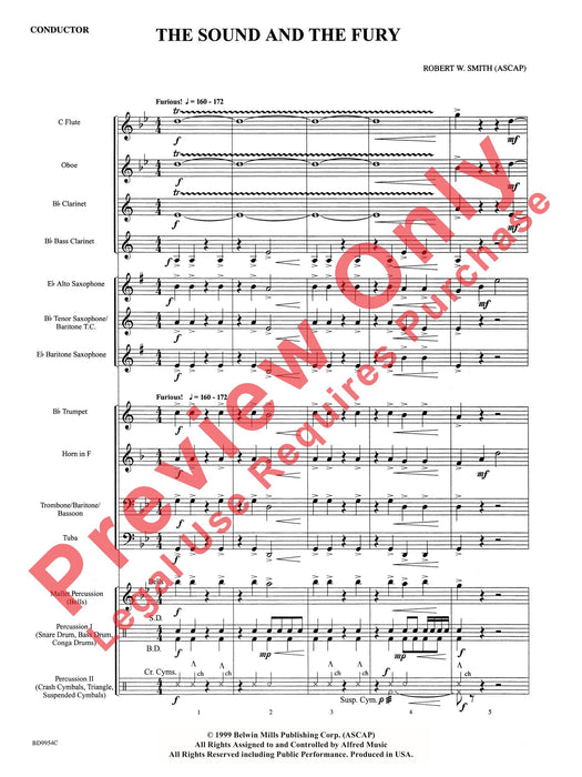 The Sound and the Fury 總譜 | 小雅音樂 Hsiaoya Music