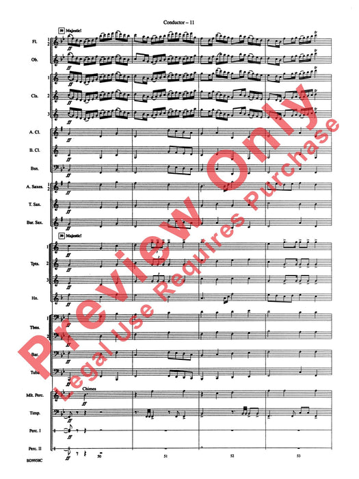 Fanfare and Processional on an Old English Carol 號曲 耶誕頌歌 總譜 | 小雅音樂 Hsiaoya Music