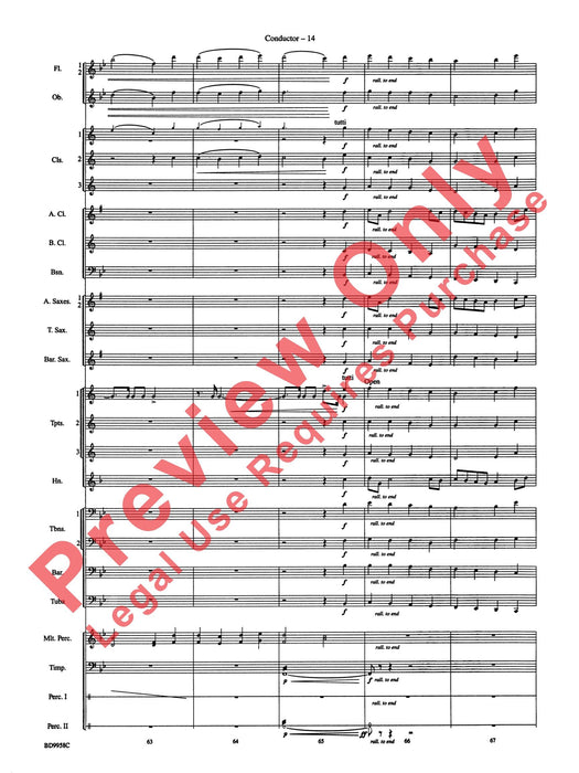 Fanfare and Processional on an Old English Carol 號曲 耶誕頌歌 總譜 | 小雅音樂 Hsiaoya Music