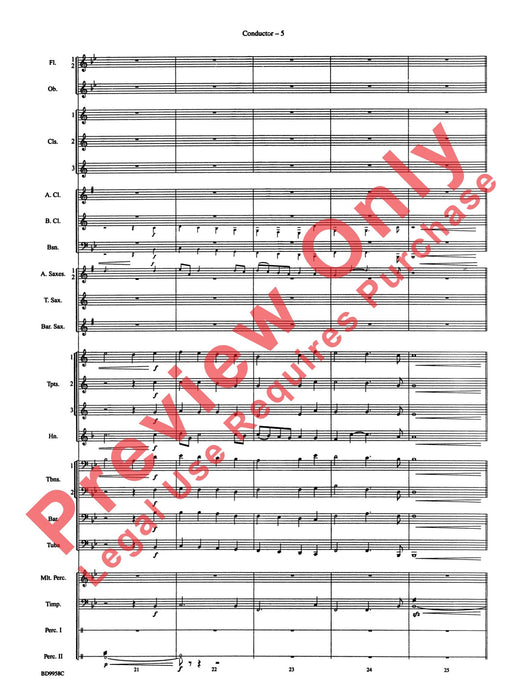 Fanfare and Processional on an Old English Carol 號曲 耶誕頌歌 總譜 | 小雅音樂 Hsiaoya Music