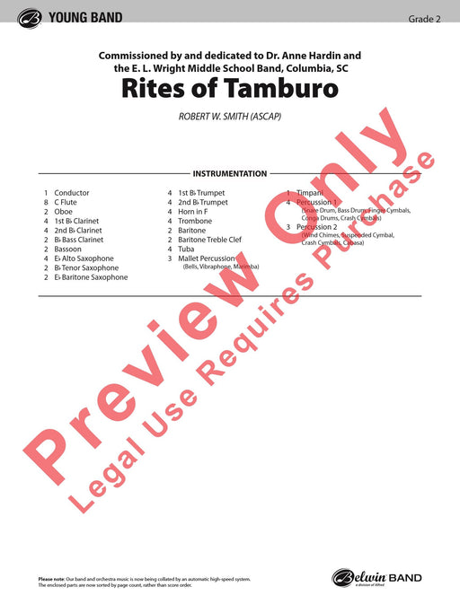 Rites of Tamburo 總譜 | 小雅音樂 Hsiaoya Music