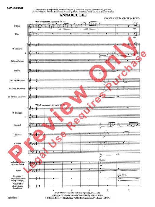 Annabel Lee 總譜 | 小雅音樂 Hsiaoya Music