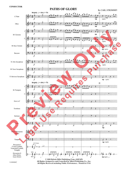 Paths of Glory 總譜 | 小雅音樂 Hsiaoya Music