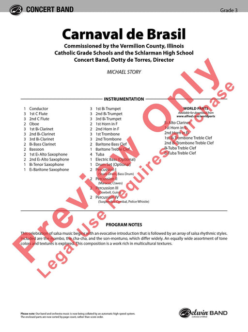 Carnaval de Brasil 狂歡節 總譜 | 小雅音樂 Hsiaoya Music