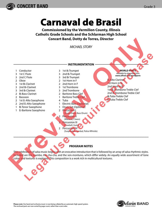 Carnaval de Brasil 狂歡節 總譜 | 小雅音樂 Hsiaoya Music