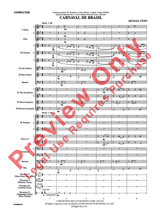 Carnaval de Brasil 狂歡節 總譜 | 小雅音樂 Hsiaoya Music