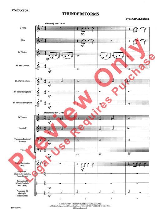 Thunderstorms 總譜 | 小雅音樂 Hsiaoya Music